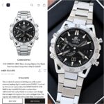 Casio Edifice SOSPENSIONE For Him