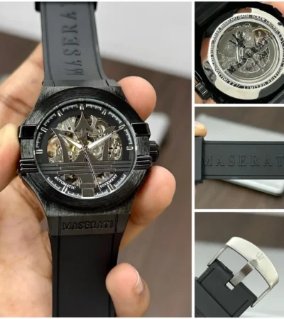 Maserati Black Potenza automatic First Copy Watch