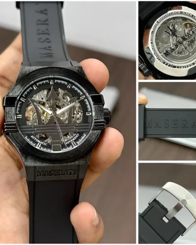 Maserati Black Potenza automatic First Copy Watch