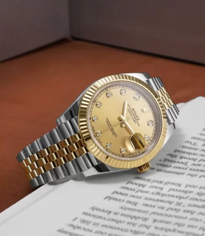 ROLEX DATEJUST 7AA PREMIUM AUTOMATIC SILVER GOLD