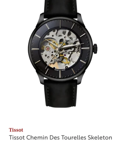 Tissot Automatic open heart First Copy watch
