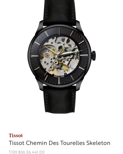 Tissot Automatic open heart First Copy watch