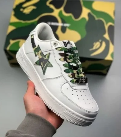 A Bathing Ape Bape Shoes For Men (Sw1090)