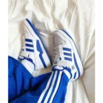 Adidas 84 Low White Blue Men Shoes (FT704) - Image 3