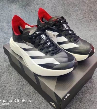 Adidas Adizero Adios Pro Evo 1 Black White Shoes For Men (BSF354)
