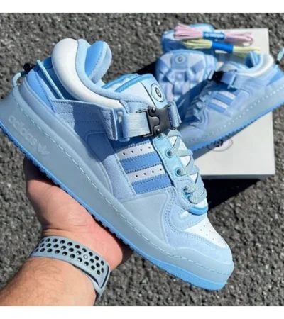 Adidas Bad Bunny Blue Tint Shoes For Men (SL520)