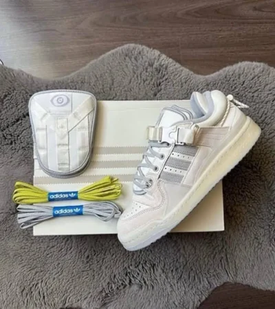 Adidas Bad Bunny Forum Cloud White Shoes For Men (BSF953)
