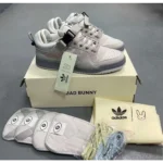 Adidas Bad Bunny Forum Grey Men Shoes (FT742) - Image 2
