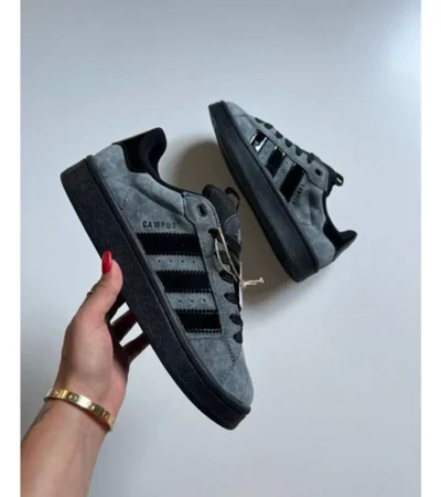 Adidas Campus 00s Carbon Black Shoes For Men (BSF626) - Image 2