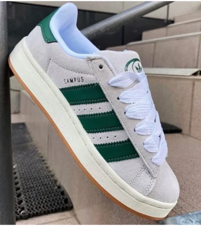 Adidas Campus 00s Grey Green Shoes For Men (HS87) - Image 2