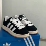 Adidas Campus Black Shoes For Men (HS50) - Image 2