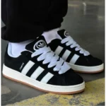 Adidas Campus Black Shoes For Men (HS50) - Image 3