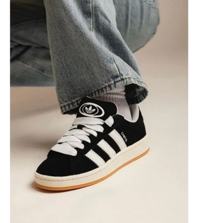 Adidas Campus Black Shoes For Men (HS50)