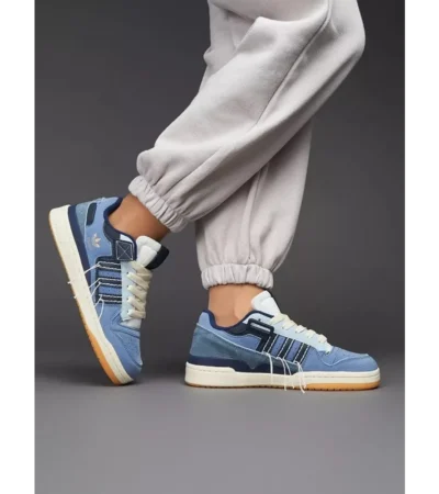 Adidas Forum 84 Low Blue-Denim Gum Men Shoes (FT668) - Image 2