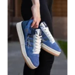 Adidas Forum 84 Low Blue-Denim Gum Men Shoes (FT668) - Image 3