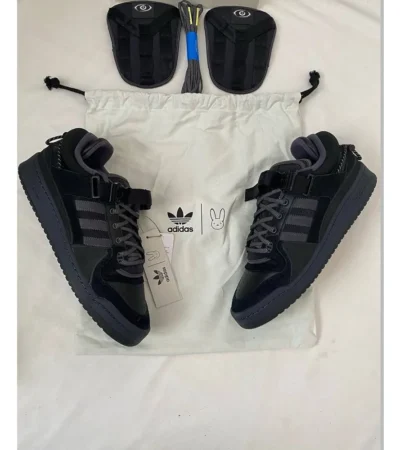 Adidas Forum X Bad Bunny Black Shoes For Men (BOT76) - Image 2