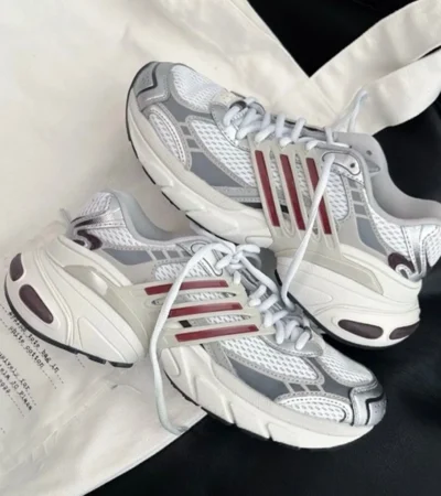Adidas Originals Adistar XLG White Silver Red Men Shoes (FT739)