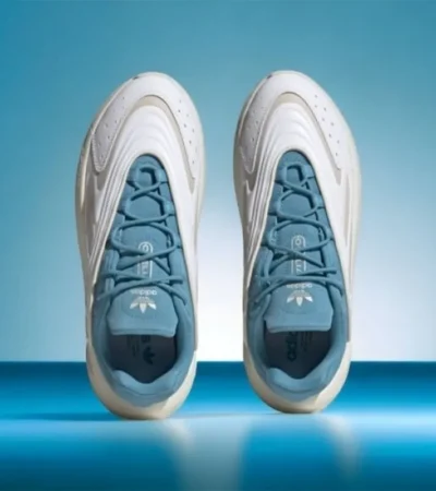 Adidas Ozelia Ftwr White Alumina Hazy Blue Men Shoes (FT736)
