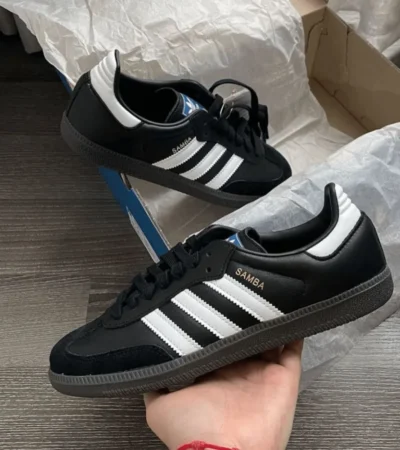 Adidas Samba Black Gum Shoes For Men (LAZ310)