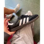 Adidas Samba Black White Shoes For Men (SZ37) - Image 2