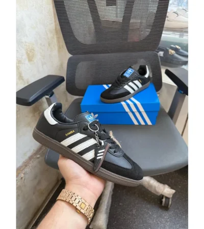 Adidas Samba Black White Shoes For Men (SZ37)