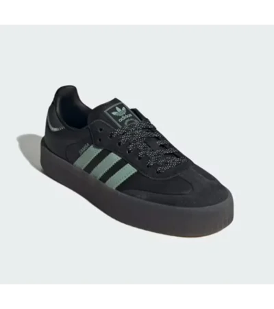 Adidas Samba Core Black Hazy Green Carbon Men Shoes (FT638) - Image 2