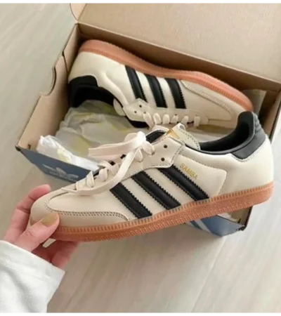 Adidas Samba Cream Sand Strata Shoes For Men (HS205) - Image 2