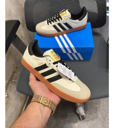 Adidas Samba Cream Sand Strata Shoes For Men (HS205)