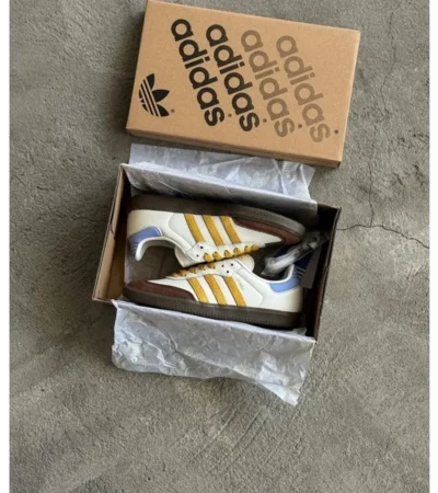 Adidas Samba Off White Shoes For Men (SW1265)