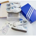 Adidas Samba Sky Blue Shoes For Men (SL106)