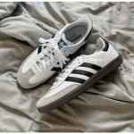 Adidas Samba White Green Shoes For Men (BOT505) - Image 3
