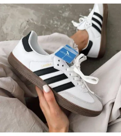 Adidas Samba White Shoes For Men (LAB461) - Image 2
