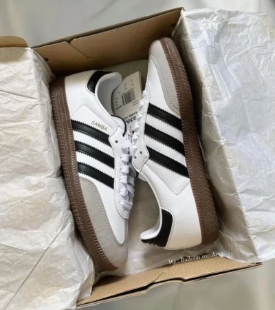 Adidas Samba White Shoes For Men (SZ46) - Image 2