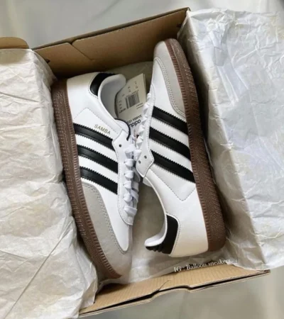 Adidas Samba White To Black Shoes For Men (SW1266) - Image 2