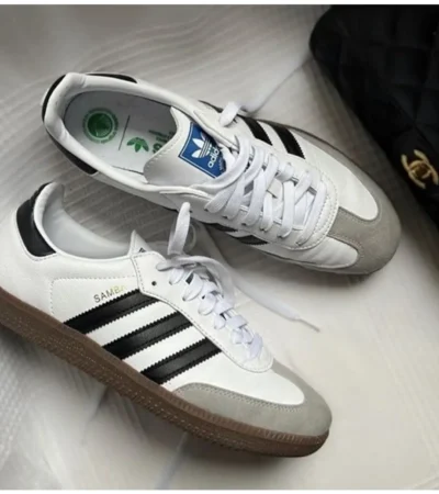 Adidas Samba White To Black Shoes For Men (SW1266)