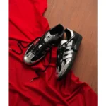 Adidas Samba X Atmos Tuxede Silver Black Shoes For Men (LAB143) - Image 2