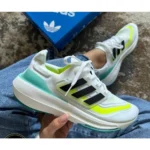 Adidas Ultraboost Blanca Azul Verde Men Shoes (FT571) - Image 3