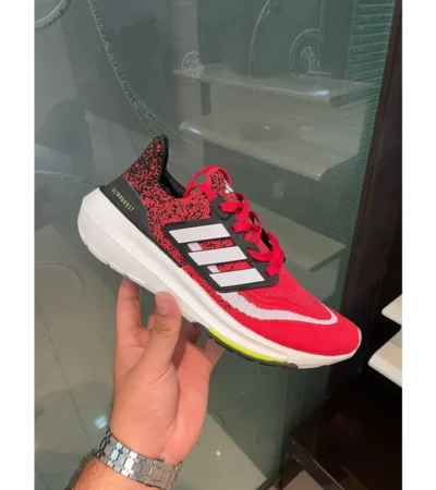 Adidas Ultraboost Light Red Black Men Shoes (FT708) - Image 2