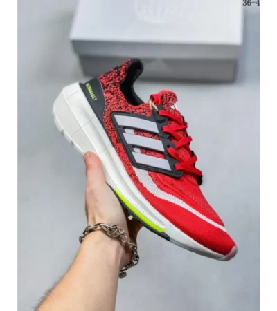 Adidas Ultraboost Light Red Black Men Shoes (FT708)
