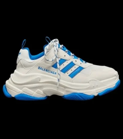Adidas X Balenciaga Triple S White Unc Men Shoes (FT672)