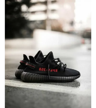 Adidas Yeezy 350 Core Bred Men Shoes (FT618) - Image 2