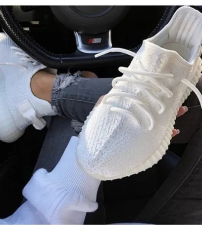 Adidas Yeezy 350 Full White Shoes For Men (SF40)