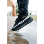 Adidas Yeezy 350 V2 Oreo Black Semi UA With Full Accessories Men Shoes (FT372) - Image 3