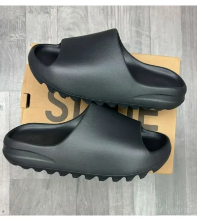Adidas Yeezy Slide Black For Men (LAB624) - Image 2