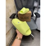 Adidas Yeezy Slide Glow Green For Men (LAZ425) - Image 2