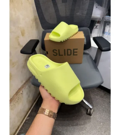 Adidas Yeezy Slide Glow Green For Men (LAZ425) - Image 2