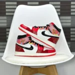 Air Jordan 1 Across the Spider Verse Heavy Glow Quality Men Shoes (FT654) - Image 2