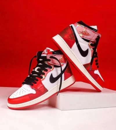 Air Jordan 1 Across the Spider Verse Heavy Glow Quality Men Shoes (FT654)