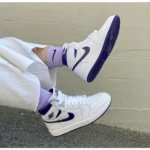 Air Jordan 1 High Purple Shoes For Men (BSF94) - Image 2