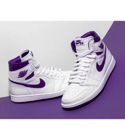 Air Jordan 1 High Purple Shoes For Men (BSF94)